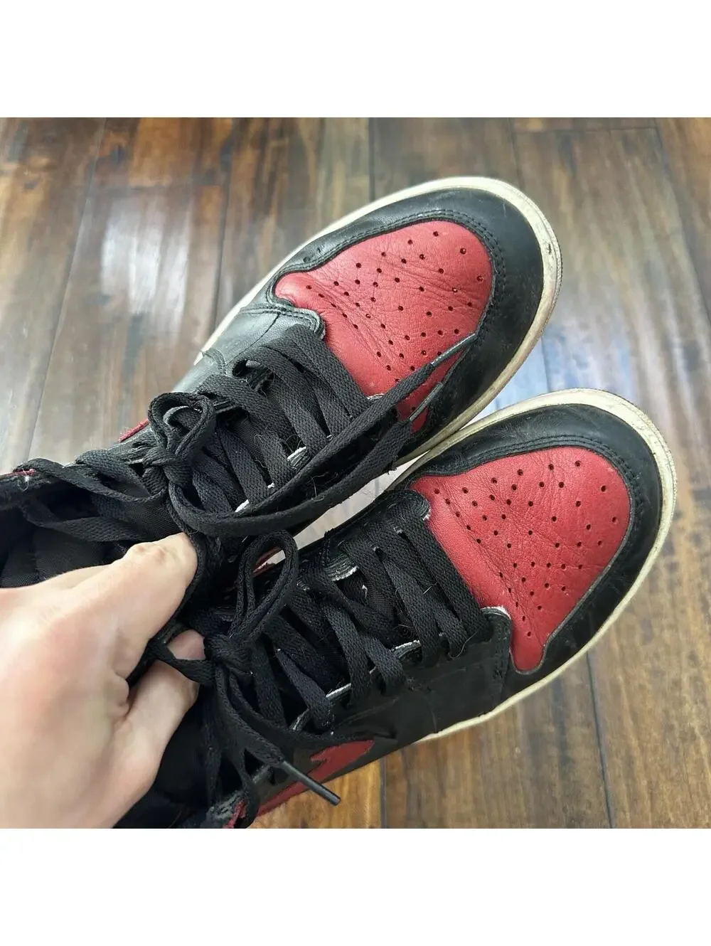 Size 8 - Jordan 1 Retro OG High Banned, Bred 2016 - 555088-001 No Box